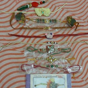 Combo Of 10 Rakhis