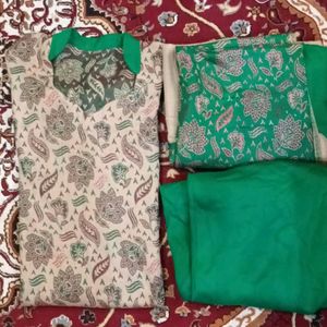 Kurta Set With Shawl For Winter