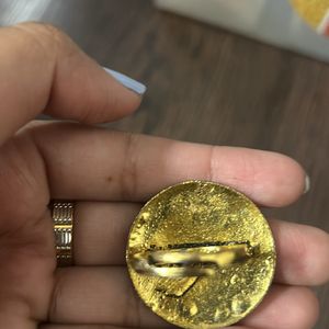 Gold Plated Steel Ring