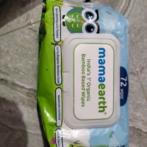 Mamaearth Bamboo Wet Wipes New Sealed Pack Product