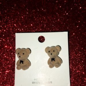 Korean Teddy Earrings