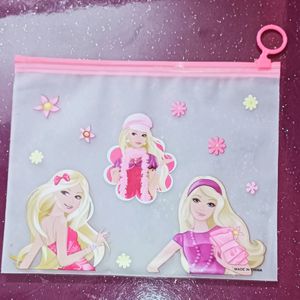 ☑️🎁combo -3-Barbie Transparent Pouch🎁☑️