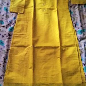 Lemon Yellow Festival Kurti