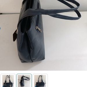 Black PU Leather Handbag, For Casual Purpose