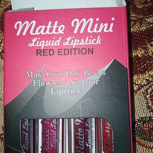 Matte Mini Liquid Lipstick Red Edition