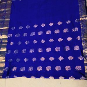 Blue Colour Uppada Pattu Saree