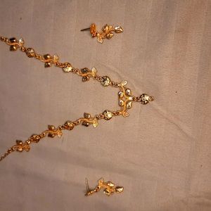 Gold Plated Beautiful Jewellery Set