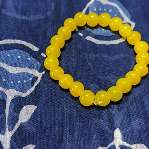 Lime Yellow Bracelet | Glass Beads Bracele