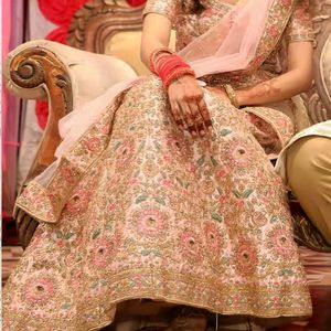 Glamorous Pink Bridal Lehanga