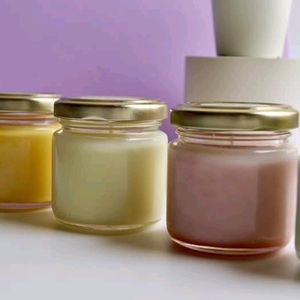 4 Pcs set Mini Soy Wax Jar Candles