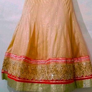 New Lehnga Red and😍golden