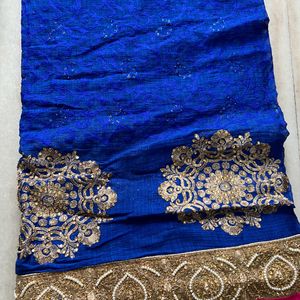 Beautiful Blue Saree