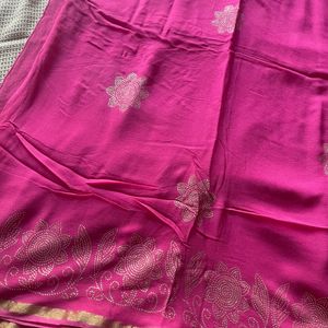 Pink Saree