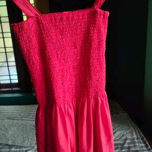 Corset Red Colour Mudi Dress