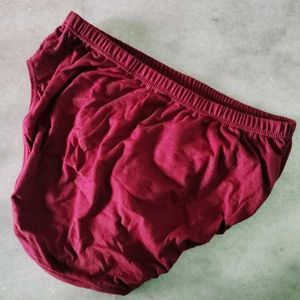 Maroon Cotton Panty