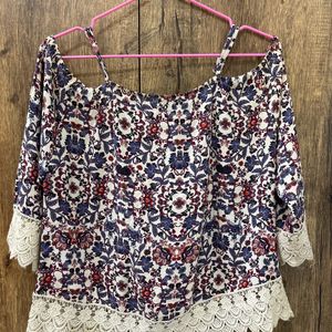 Floral Off Shoulder Top