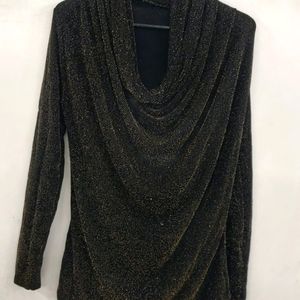 ,👯👯KASAR  PARTY METALLIC BLACK /GOLDEN TOP