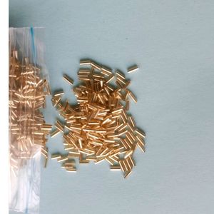 Golden Tube Beads