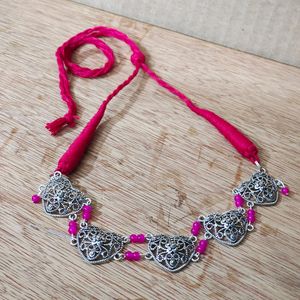 Brand New Heart Design Cheek Choker Necklace Jewel