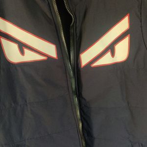 Men Warm Bomber Jacket In Very Good Condition