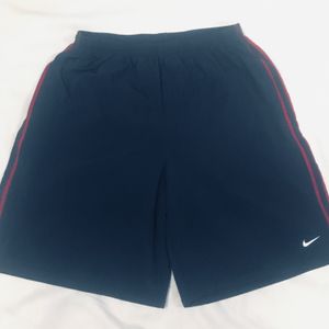 Black Nike Dri-Fit Shorts With Red Line compressio