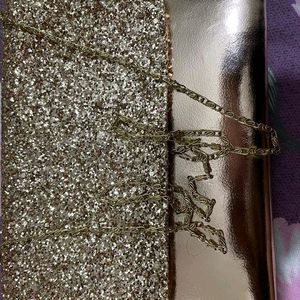 glitter sling bag