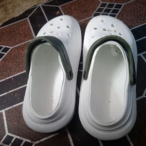 White Crocs