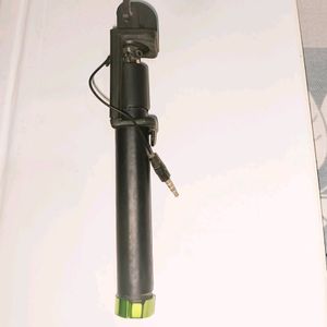 Selfie Stick | Light Green & Black Colour