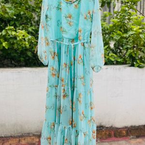 Long Evergreen Dress