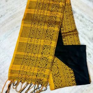 Begumpuri Saree Black Brown