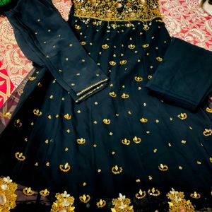 Beautiful Black Anarkali