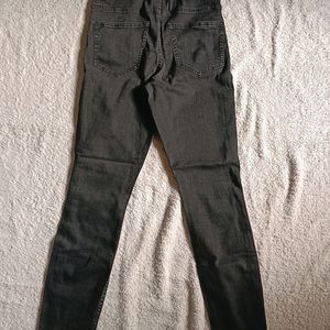 Charcoal High Waist Jeans