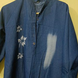 Women's Denim Kurta