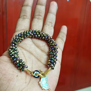 Crystal Bracelet With Charm