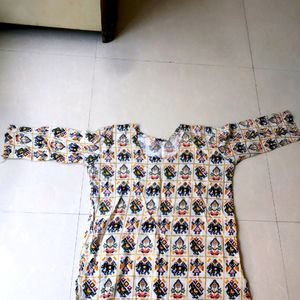 Malti Colour Patola Style Kurti