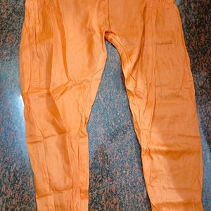 Orange Pattiyala Pant