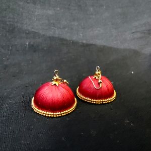 Silk Thread Earring