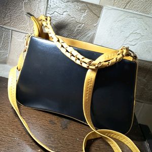 Black - Mustard Bag