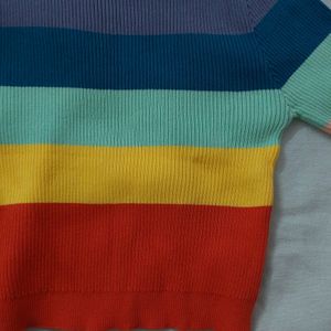 Rainbow Crop Top