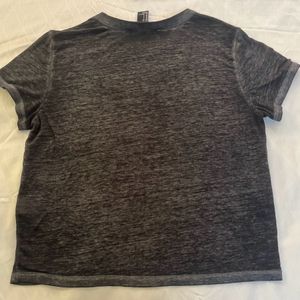 Charcoal Grey Crop Top