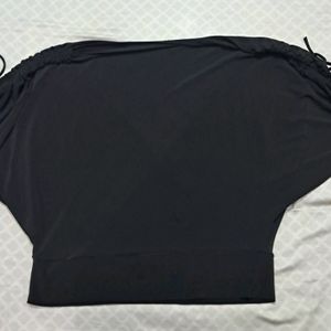 Boat Neck Black Top