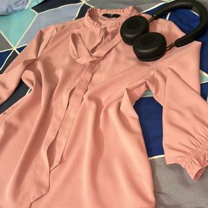 Formal Light Pink Top