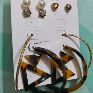 Pack Of 6 Earrings Set Combo