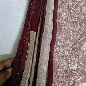 Beautiful Pattu Saree With Blouse