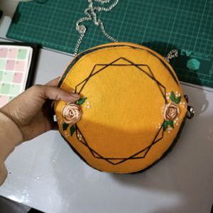 Round Shape Handmade Sling Bag