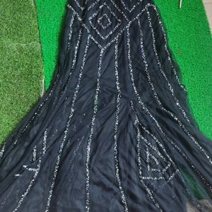 Cocktail Stone Work Gown