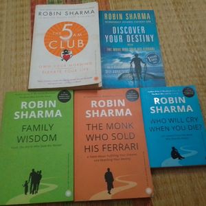 Robin Sharma 5 Books. 30 Rs Off Delivery