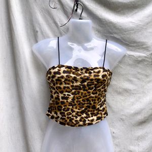 Y2k Animal Print Top