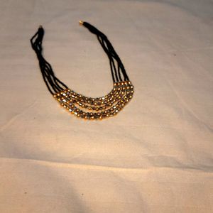 Gold Plated Disco Moti Chocker Mangalsutra