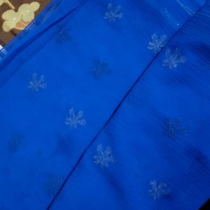 Blue Saree